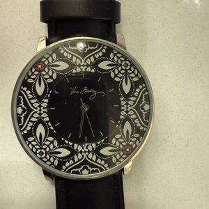 Vera Bradley Black and White Barcelona Watch